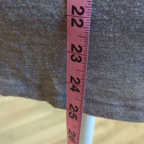 Amuse Society Shirt Top Blouse Women's Medium Grey Cosmic Crusin Logo - Picture 4 of 7